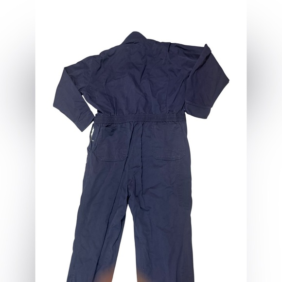 Flame Resistant FR Coveralls Mens Large Regular WESTEX UltraSoft Value Line Blue - Picture 8 of 13